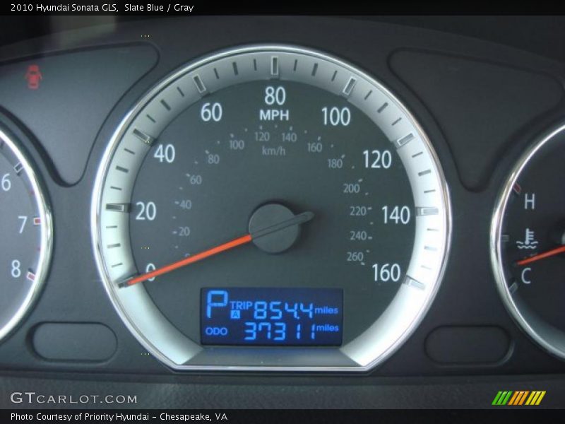 Slate Blue / Gray 2010 Hyundai Sonata GLS
