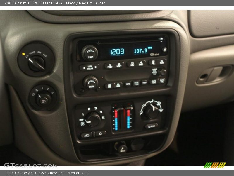 Black / Medium Pewter 2003 Chevrolet TrailBlazer LS 4x4