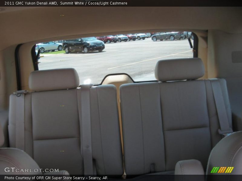 Summit White / Cocoa/Light Cashmere 2011 GMC Yukon Denali AWD