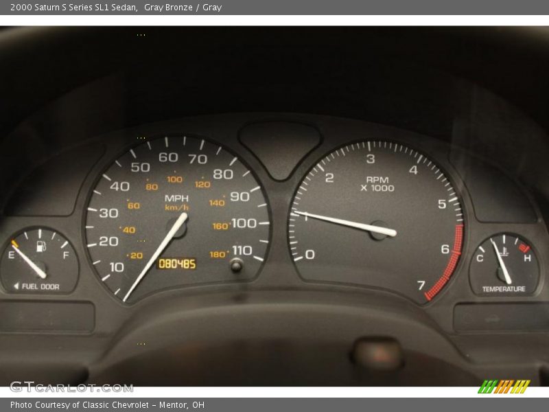 Gray Bronze / Gray 2000 Saturn S Series SL1 Sedan
