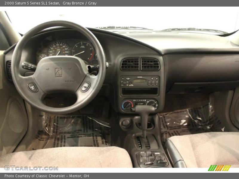 Gray Bronze / Gray 2000 Saturn S Series SL1 Sedan