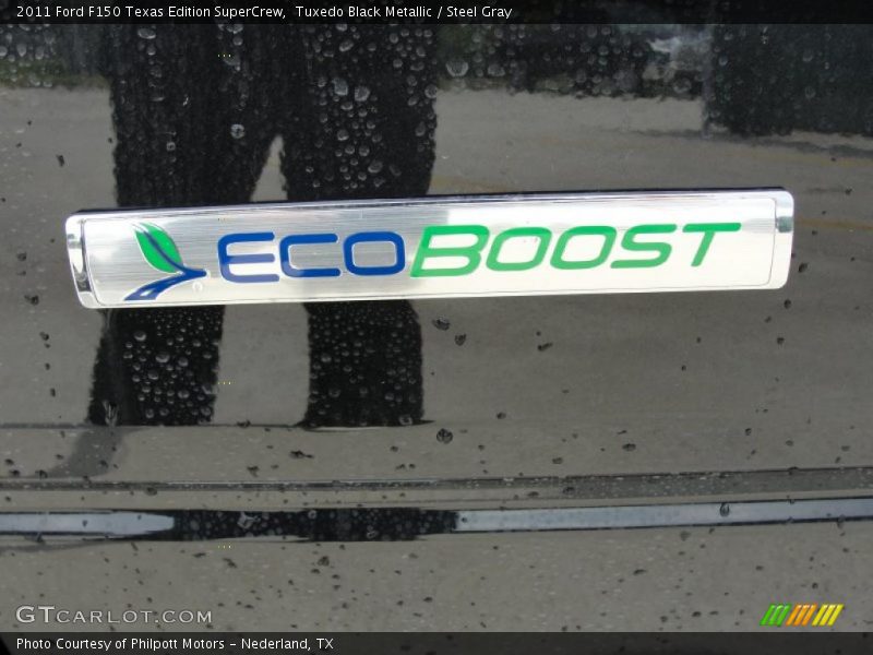 Tuxedo Black Metallic / Steel Gray 2011 Ford F150 Texas Edition SuperCrew