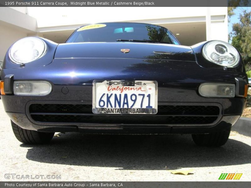 Midnight Blue Metallic / Cashmere Beige/Black 1995 Porsche 911 Carrera Coupe