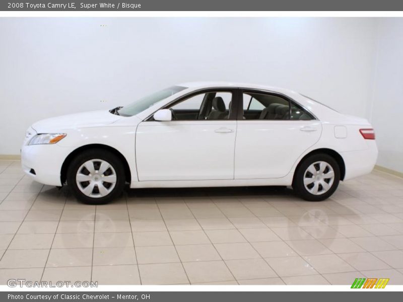 Super White / Bisque 2008 Toyota Camry LE