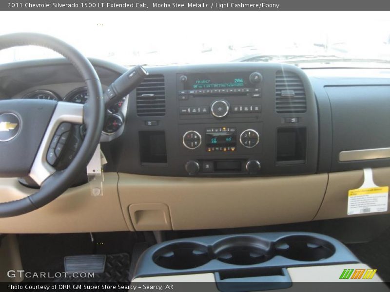 Mocha Steel Metallic / Light Cashmere/Ebony 2011 Chevrolet Silverado 1500 LT Extended Cab