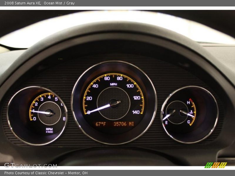 Ocean Mist / Gray 2008 Saturn Aura XE