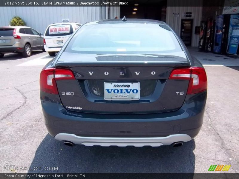 Saville Grey Metallic / Beechwood Brown/Off Black 2012 Volvo S60 T5