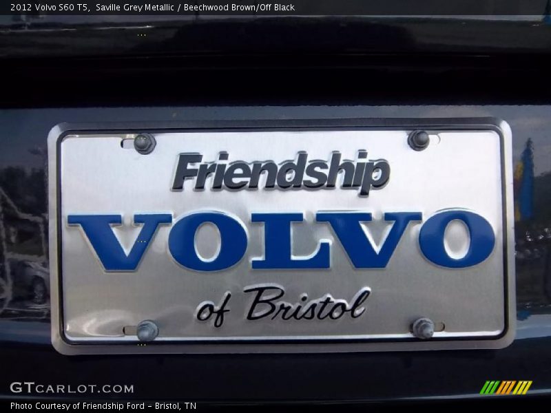 Saville Grey Metallic / Beechwood Brown/Off Black 2012 Volvo S60 T5