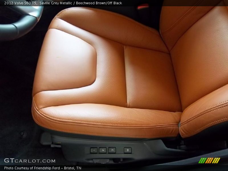 Saville Grey Metallic / Beechwood Brown/Off Black 2012 Volvo S60 T5