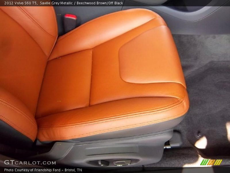 Saville Grey Metallic / Beechwood Brown/Off Black 2012 Volvo S60 T5