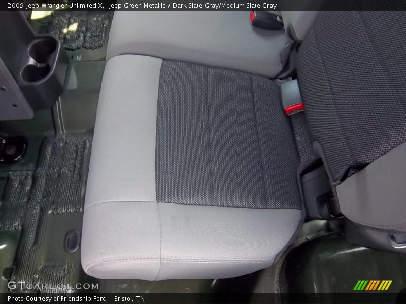 Jeep Green Metallic / Dark Slate Gray/Medium Slate Gray 2009 Jeep Wrangler Unlimited X
