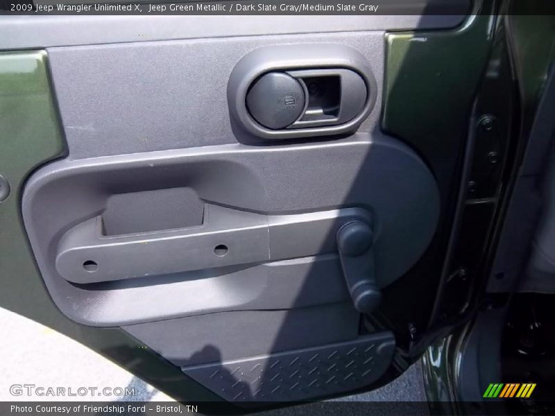 Jeep Green Metallic / Dark Slate Gray/Medium Slate Gray 2009 Jeep Wrangler Unlimited X