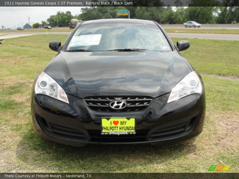 Bathurst Black / Black Cloth 2011 Hyundai Genesis Coupe 2.0T Premium
