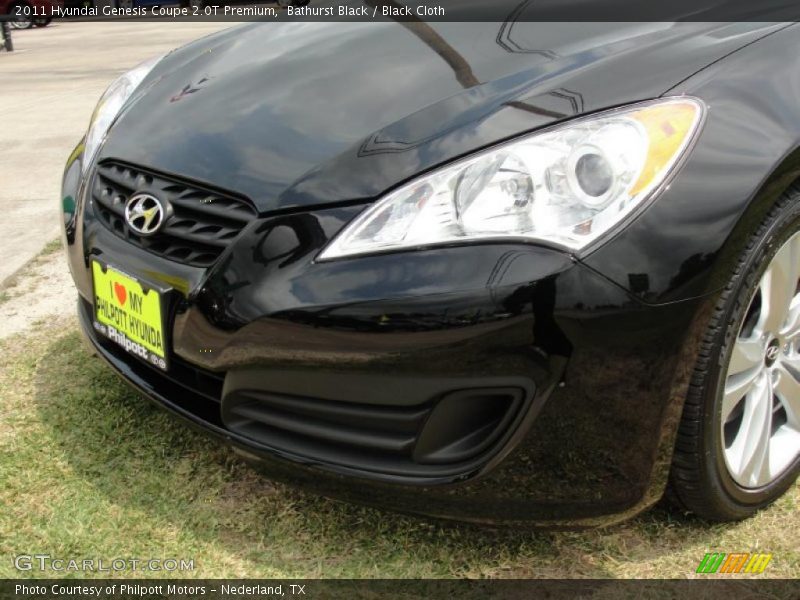Bathurst Black / Black Cloth 2011 Hyundai Genesis Coupe 2.0T Premium