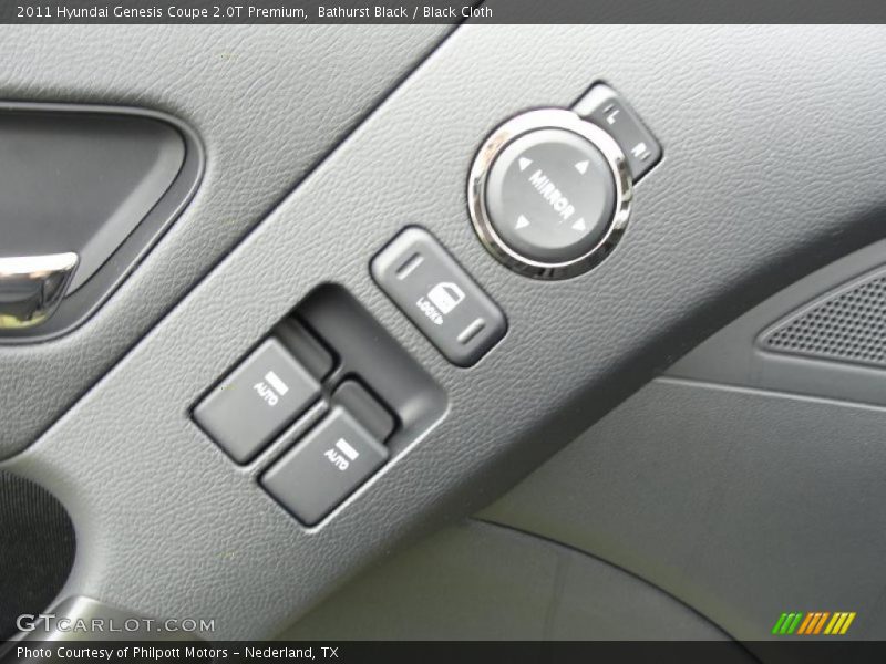 Controls of 2011 Genesis Coupe 2.0T Premium