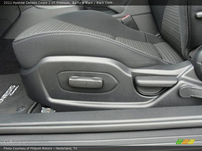  2011 Genesis Coupe 2.0T Premium Black Cloth Interior