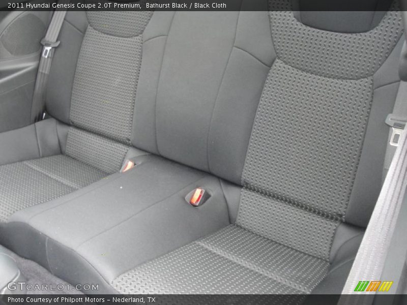  2011 Genesis Coupe 2.0T Premium Black Cloth Interior