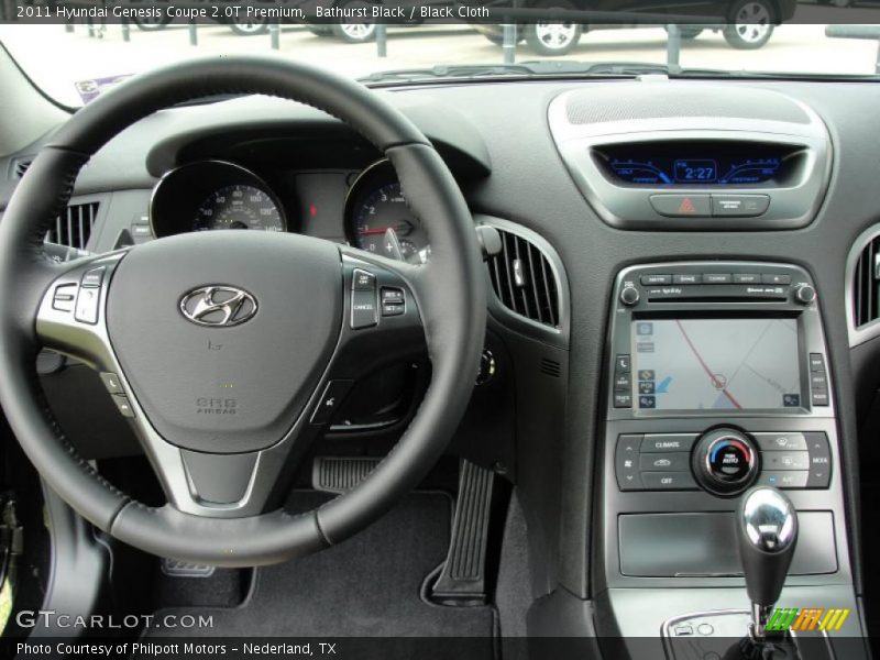 Dashboard of 2011 Genesis Coupe 2.0T Premium