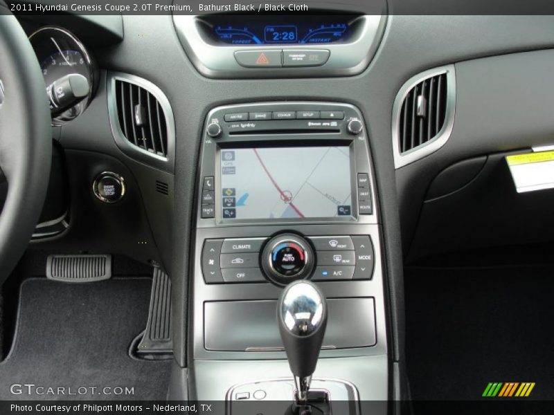Controls of 2011 Genesis Coupe 2.0T Premium