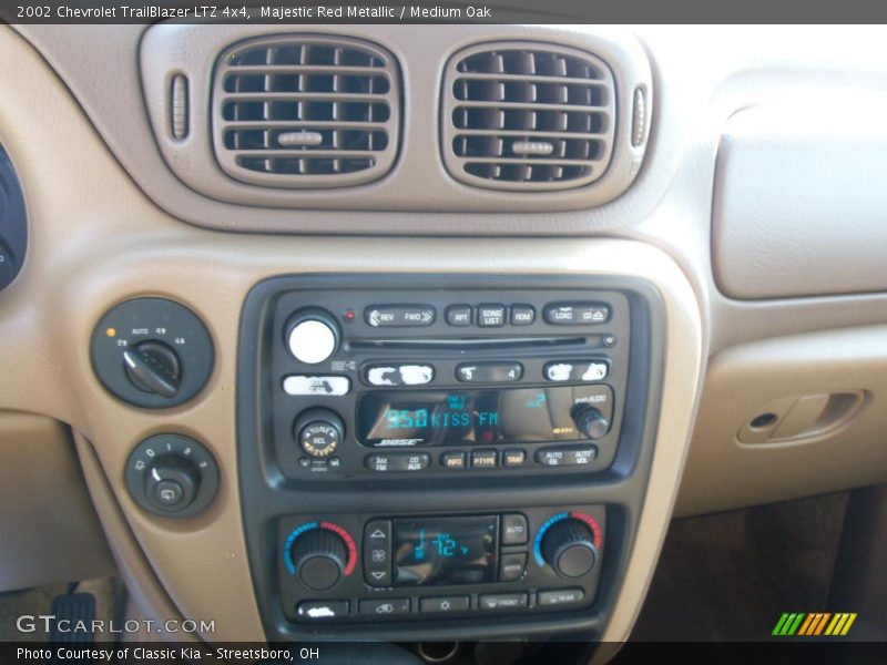 Majestic Red Metallic / Medium Oak 2002 Chevrolet TrailBlazer LTZ 4x4