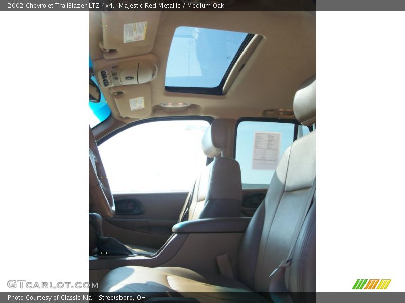 Majestic Red Metallic / Medium Oak 2002 Chevrolet TrailBlazer LTZ 4x4