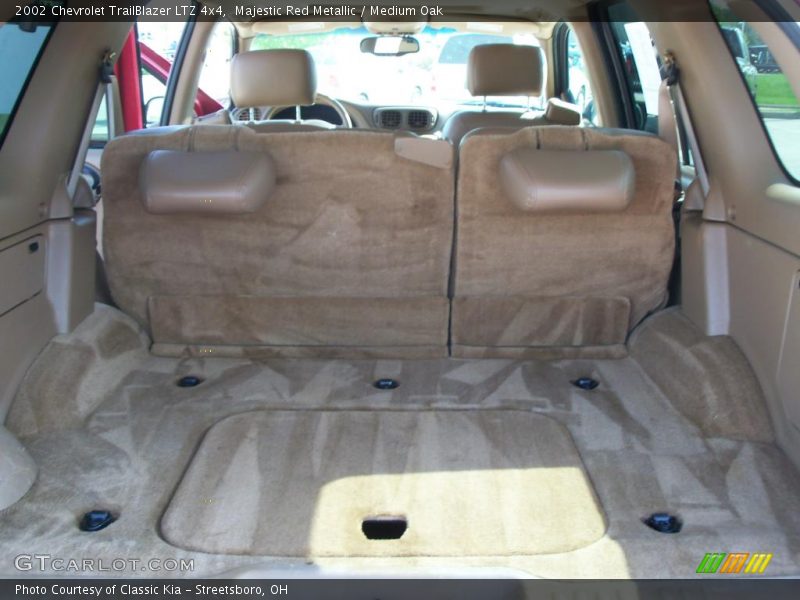 Majestic Red Metallic / Medium Oak 2002 Chevrolet TrailBlazer LTZ 4x4