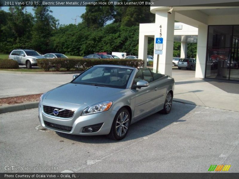 Electric Silver Metallic / Soverign Hide Off Black Leather/Off Black 2011 Volvo C70 T5