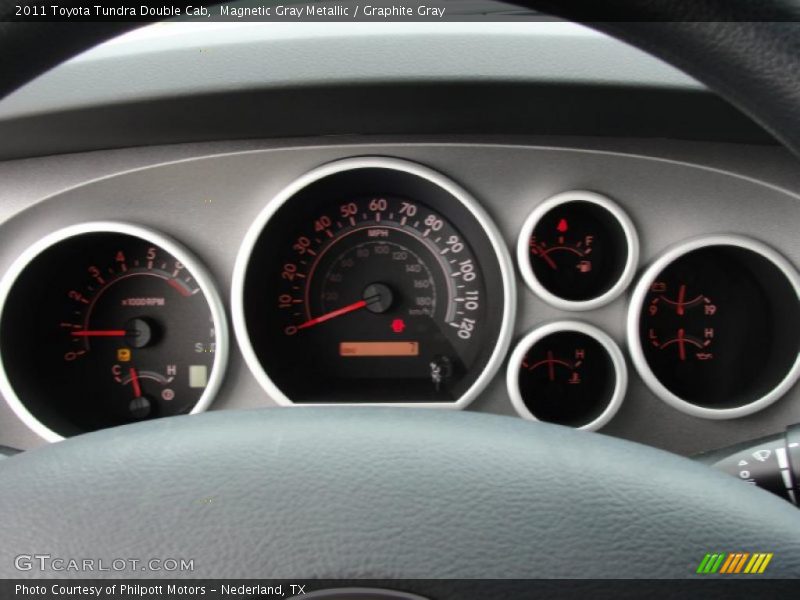 Magnetic Gray Metallic / Graphite Gray 2011 Toyota Tundra Double Cab