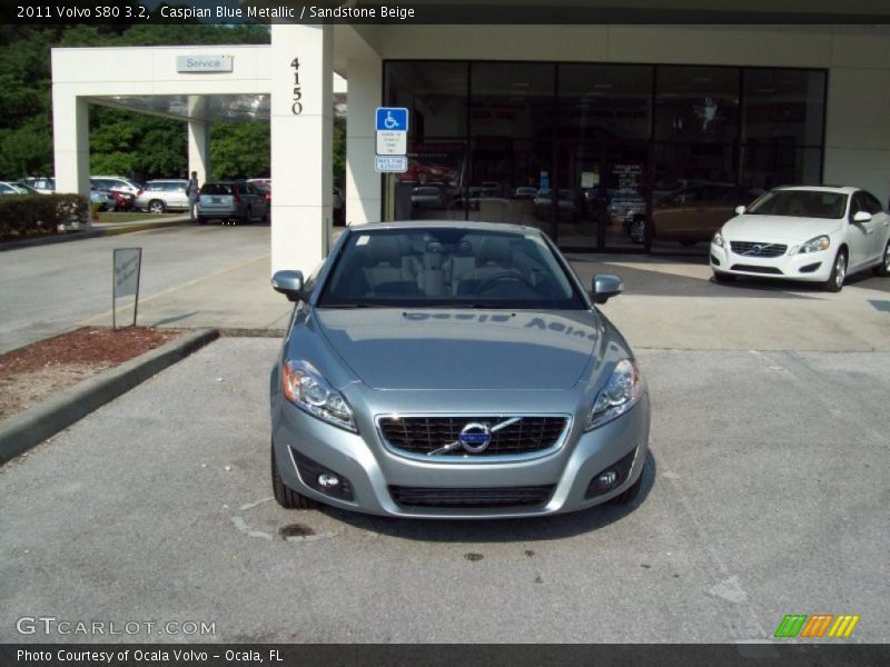 Caspian Blue Metallic / Sandstone Beige 2011 Volvo S80 3.2