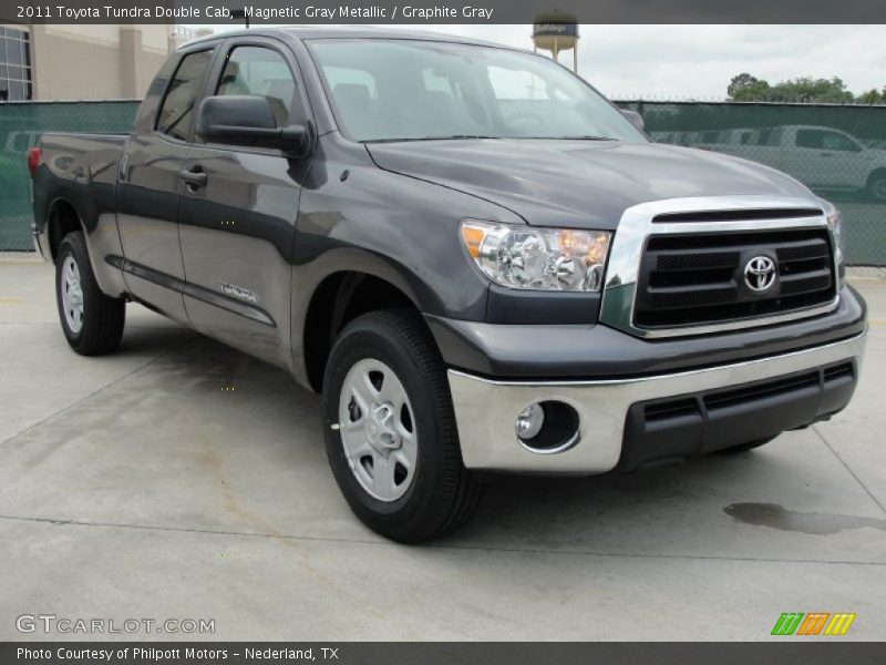 Magnetic Gray Metallic / Graphite Gray 2011 Toyota Tundra Double Cab