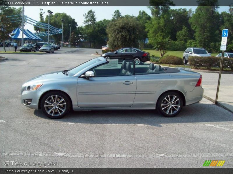 Caspian Blue Metallic / Sandstone Beige 2011 Volvo S80 3.2