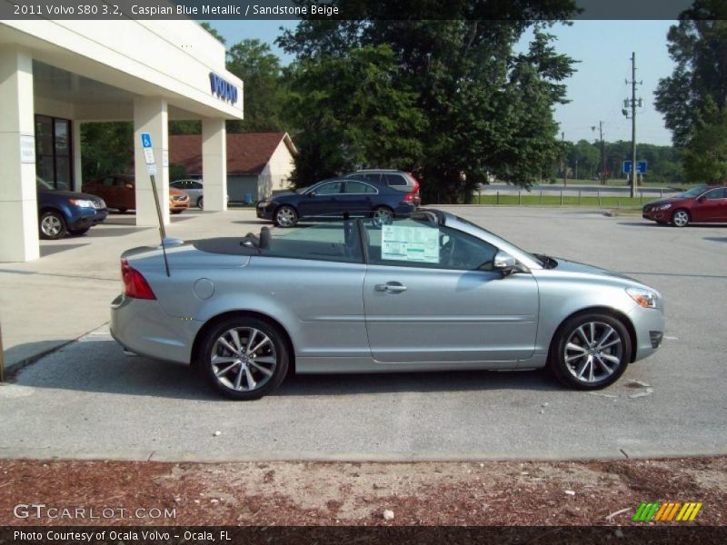 Caspian Blue Metallic / Sandstone Beige 2011 Volvo S80 3.2