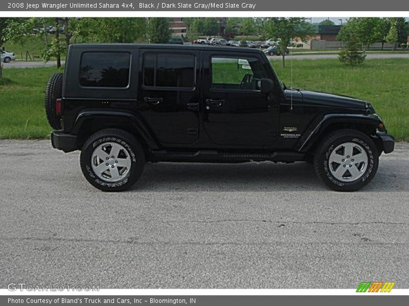 Black / Dark Slate Gray/Med Slate Gray 2008 Jeep Wrangler Unlimited Sahara 4x4