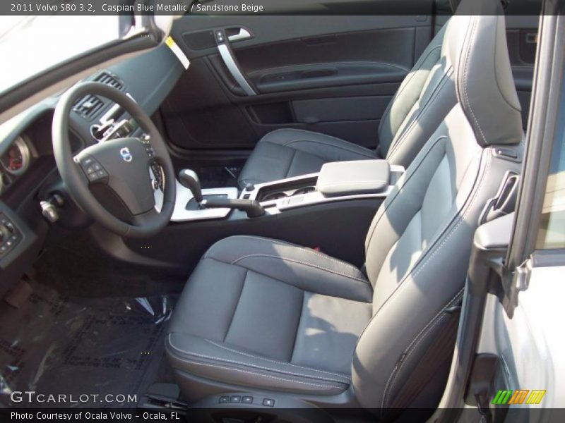 Caspian Blue Metallic / Sandstone Beige 2011 Volvo S80 3.2