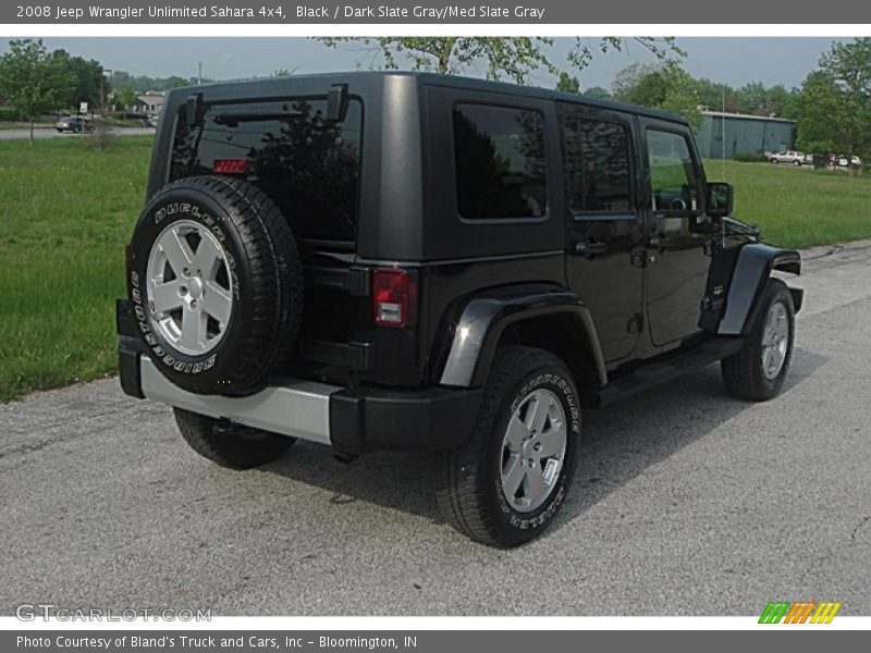 Black / Dark Slate Gray/Med Slate Gray 2008 Jeep Wrangler Unlimited Sahara 4x4