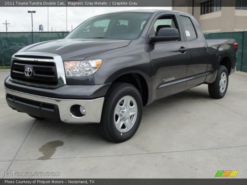 Magnetic Gray Metallic / Graphite Gray 2011 Toyota Tundra Double Cab