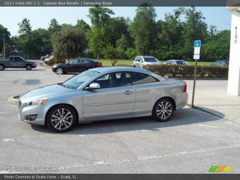 Caspian Blue Metallic / Sandstone Beige 2011 Volvo S80 3.2