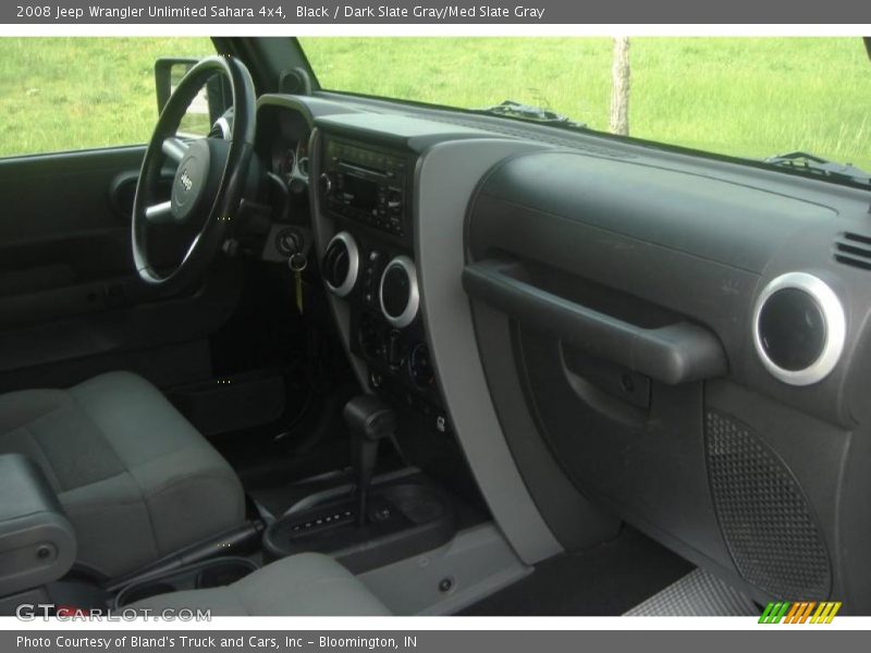 Black / Dark Slate Gray/Med Slate Gray 2008 Jeep Wrangler Unlimited Sahara 4x4