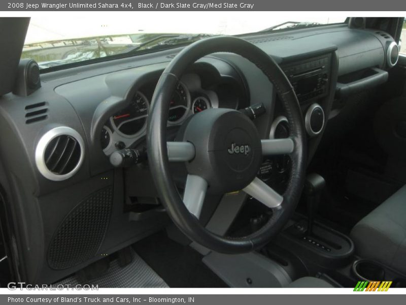 Black / Dark Slate Gray/Med Slate Gray 2008 Jeep Wrangler Unlimited Sahara 4x4