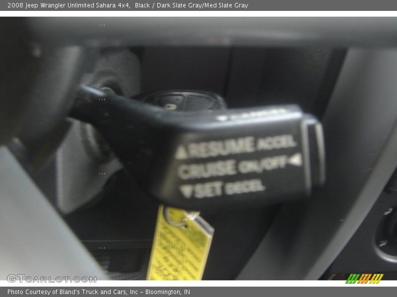 Black / Dark Slate Gray/Med Slate Gray 2008 Jeep Wrangler Unlimited Sahara 4x4