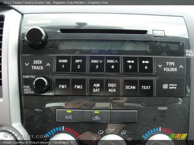 Magnetic Gray Metallic / Graphite Gray 2011 Toyota Tundra Double Cab