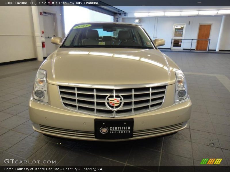 Gold Mist / Titanium/Dark Titanium 2008 Cadillac DTS
