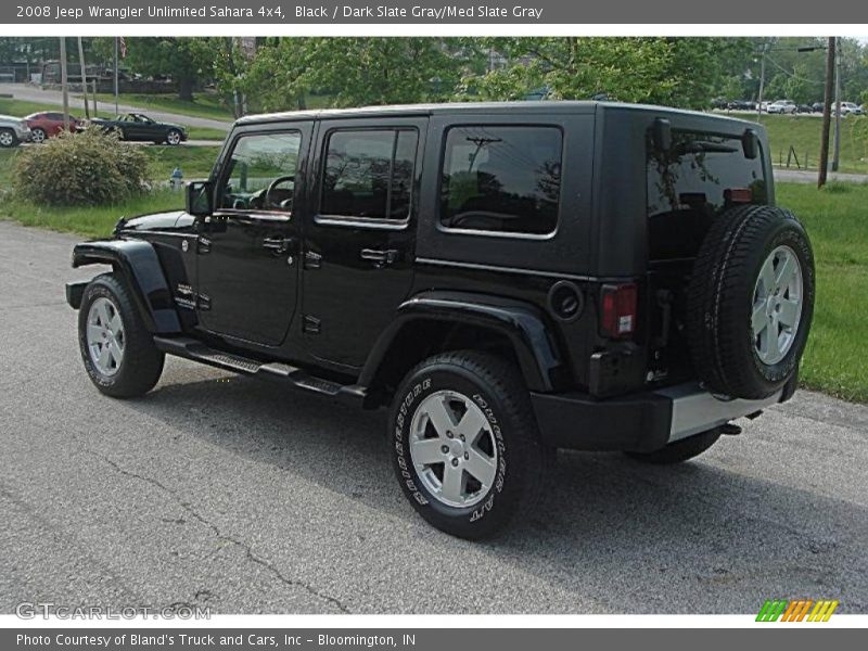 Black / Dark Slate Gray/Med Slate Gray 2008 Jeep Wrangler Unlimited Sahara 4x4