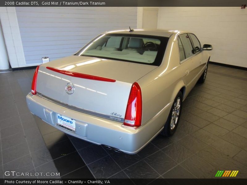 Gold Mist / Titanium/Dark Titanium 2008 Cadillac DTS
