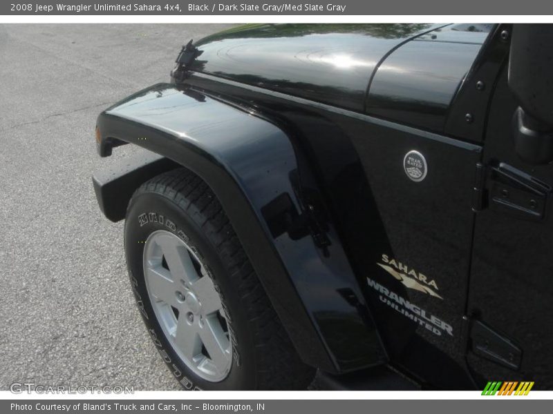 Black / Dark Slate Gray/Med Slate Gray 2008 Jeep Wrangler Unlimited Sahara 4x4