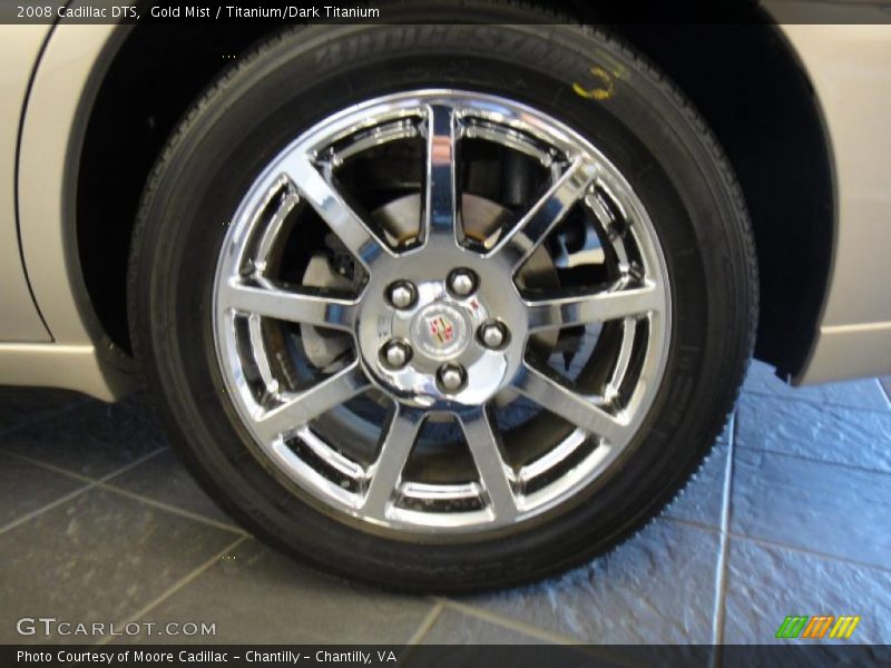 Gold Mist / Titanium/Dark Titanium 2008 Cadillac DTS