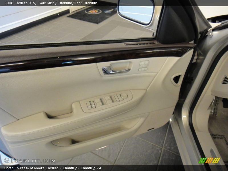 Gold Mist / Titanium/Dark Titanium 2008 Cadillac DTS