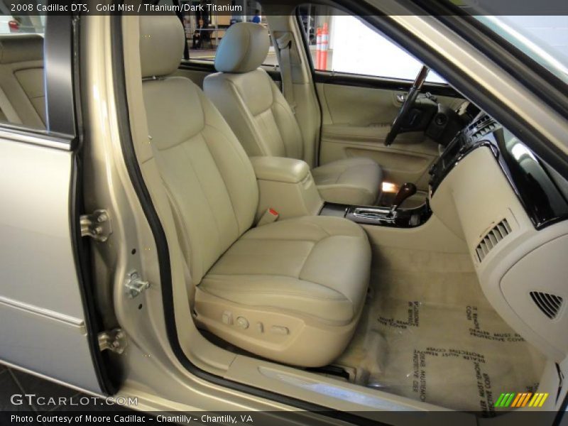 Gold Mist / Titanium/Dark Titanium 2008 Cadillac DTS