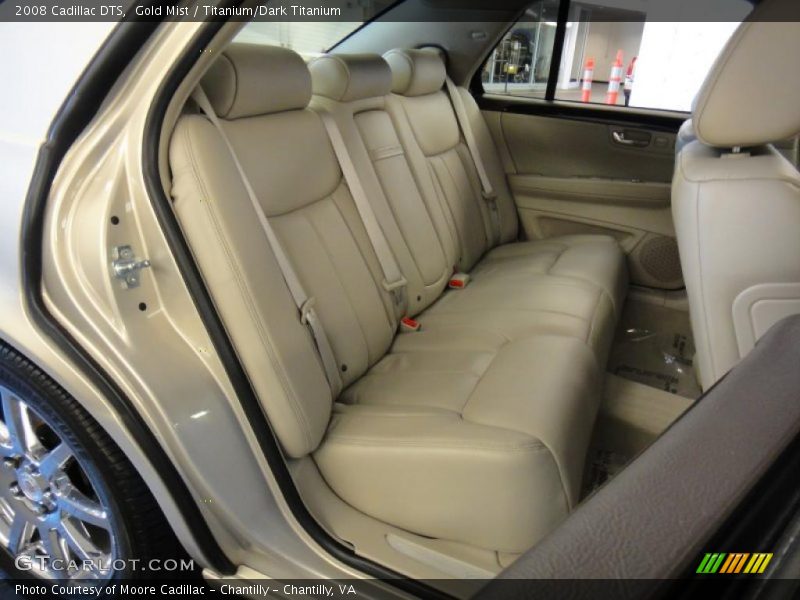 Gold Mist / Titanium/Dark Titanium 2008 Cadillac DTS