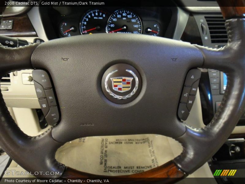 Gold Mist / Titanium/Dark Titanium 2008 Cadillac DTS